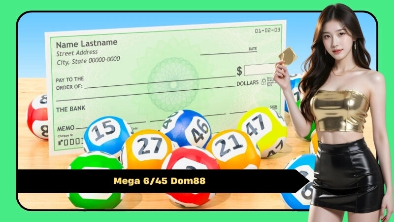 Chơi Mega 6/45 Dom88 – Săn Jackpot Khủng, Đổi Đời Tức Thì